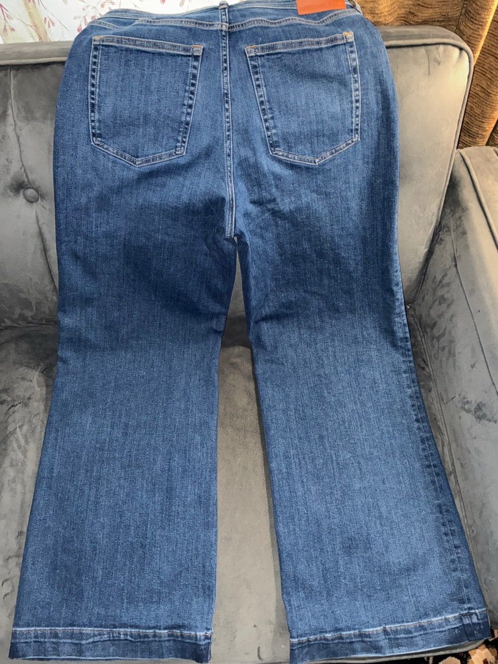 Everlane high key jean wide-leg high rise stretch women’s 30r indigo y2k retro - Picture 5 of 13
